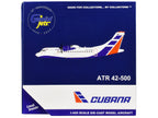 ATR 42-500 Commercial Aircraft "Cubana Airlines" (CU-T1240) White with Red and Blue Stripes 1/400 Diecast Model Airplane by GeminiJets-2