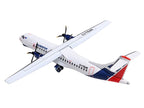 ATR 72-200 Commercial Aircraft "Cubana Airlines" (CU-T1548) White with Red and Blue Stripes 1/400 Diecast Model Airplane by GeminiJets-0