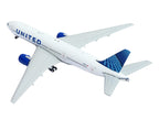 Boeing 777-200ER Commercial Aircraft "United Airlines" (N798UA) White with Blue Tail 1/400 Diecast Model Airplane by GeminiJets-2