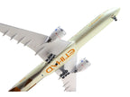 Boeing 777-9 Commercial Aircraft "Etihad Airways" (A6-FAA) Beige with Tail Graphics 1/400 Diecast Model Airplane by GeminiJets-3