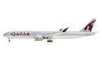 Boeing 777-9 Commercial Aircraft "Qatar Airways" (A7-BKA) Gray with Dark Red Tail Graphics 1/400 Diecast Model GeminiJets-2