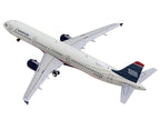 Airbus A321 Commercial Aircraft "American Airlines - US Airways Heritage Jet" (N578UW) White with Blue Tail 1/400 Diecast Model Airplane by GeminiJets-3