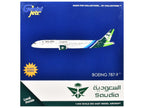 Boeing 787-9 Commercial Aircraft with Flaps Down "Saudia Airline" (HZ-ARB) White with Tail Graphics 1/400 Diecast Model Airplane by GeminiJets-2