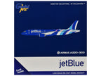 Airbus A220-300 Commercial Aircraft "JetBlue Airways" (N3241J) Blue with Striped Tail 1/400 Diecast Model by GeminiJets-2