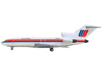 Boeing 727-100 Commercial Aircraft "United Airlines - Saul Bass Livery" (N7001U) White with Stripes 1/400 Diecast Model by GeminiJets-0