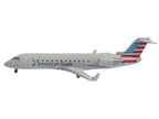 Bombardier CRJ200 Commercial Aircraft "American Eagle - Air Wisconsin" (N420AW) Gray with Red and Blue Tail 1/400 Diecast Model Airplane by GeminiJets-0