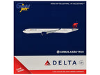 Airbus A330-900 Commercial Aircraft "Delta Air Lines" (N408DX) White with Red and Blue Tail 1/400 Diecast Model by GeminiJets-2