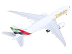 Boeing 777F Commercial Aircraft "Emirates SkyCargo" (A6-EFV) White with Striped Tail "Interactive Series" 1/400 Diecast Model by GeminiJets-2