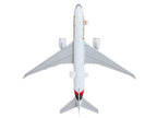 Boeing 777F Commercial Aircraft "Emirates SkyCargo" (A6-EFV) White with Striped Tail "Interactive Series" 1/400 Diecast Model by GeminiJets-0