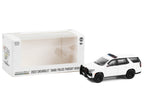 2022 Chevrolet Tahoe Police Pursuit Vehicle (PPV) White with Light Bar "Hot Pursuit" "Hobby Exclusive" Series 1/64 Diecast Model Car by Greenlight