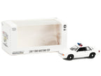 1987-1993 Ford Mustang SSP White Police Car with Light Bar "Hot Pursuit" "Hobby Exclusive" Series 1/64 Diecast Model Car by Greenlight-1