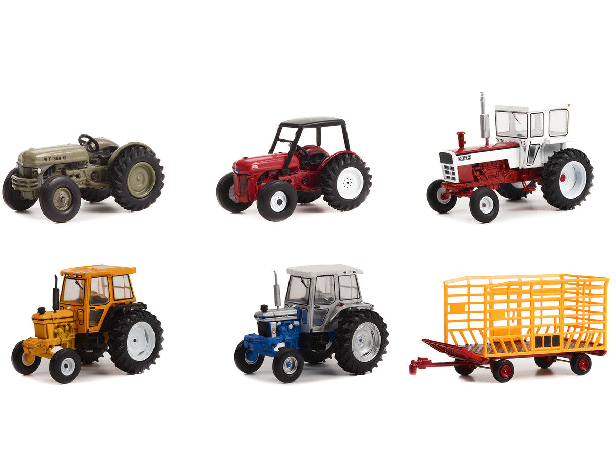 "Down on the Farm" Series Set of 6 pieces Release 7 1/64 Diecast Models by Greenlight-1