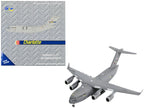 Boeing C-17 Globemaster III Transport Aircraft "Charlotte Air National Guard - United States Air Force" Gray "Gemini Macs" Series 1/400 Diecast Model Airplane by GeminiJets-0