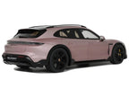 2022 Porsche Taycan Turbo S Cross Turismo Pink Metallic 1/18 Model Car by GT Spirit-1