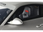 2024 Porsche 911 RWB Abu Silver Metallic with Black Hood 1/18 Model Car by GT Spirit-2