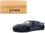 2023 Nissan 400Z by Pandem RHD (Right Hand Drive) Midnight Blue 1/18 Model Car by GT Spirit-4