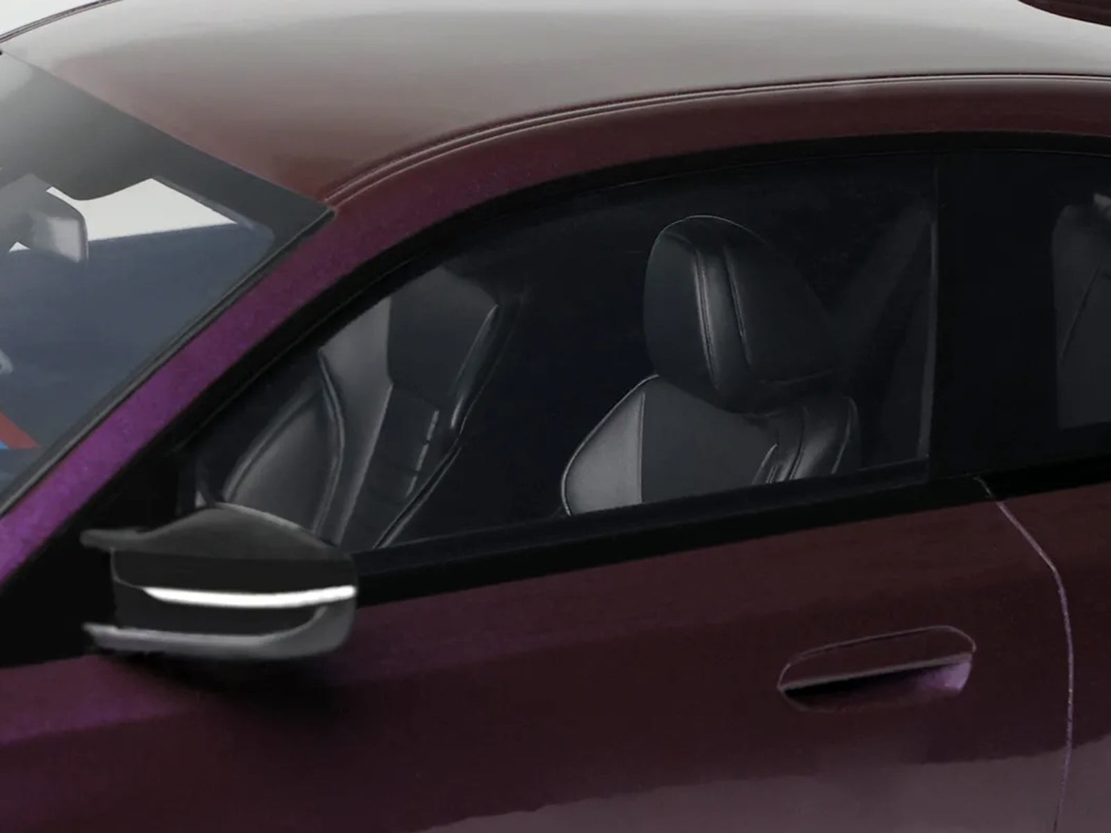 2023 BMW M240i Thundernight Purple Metallic 1/18 Model Car by GT Spirit
