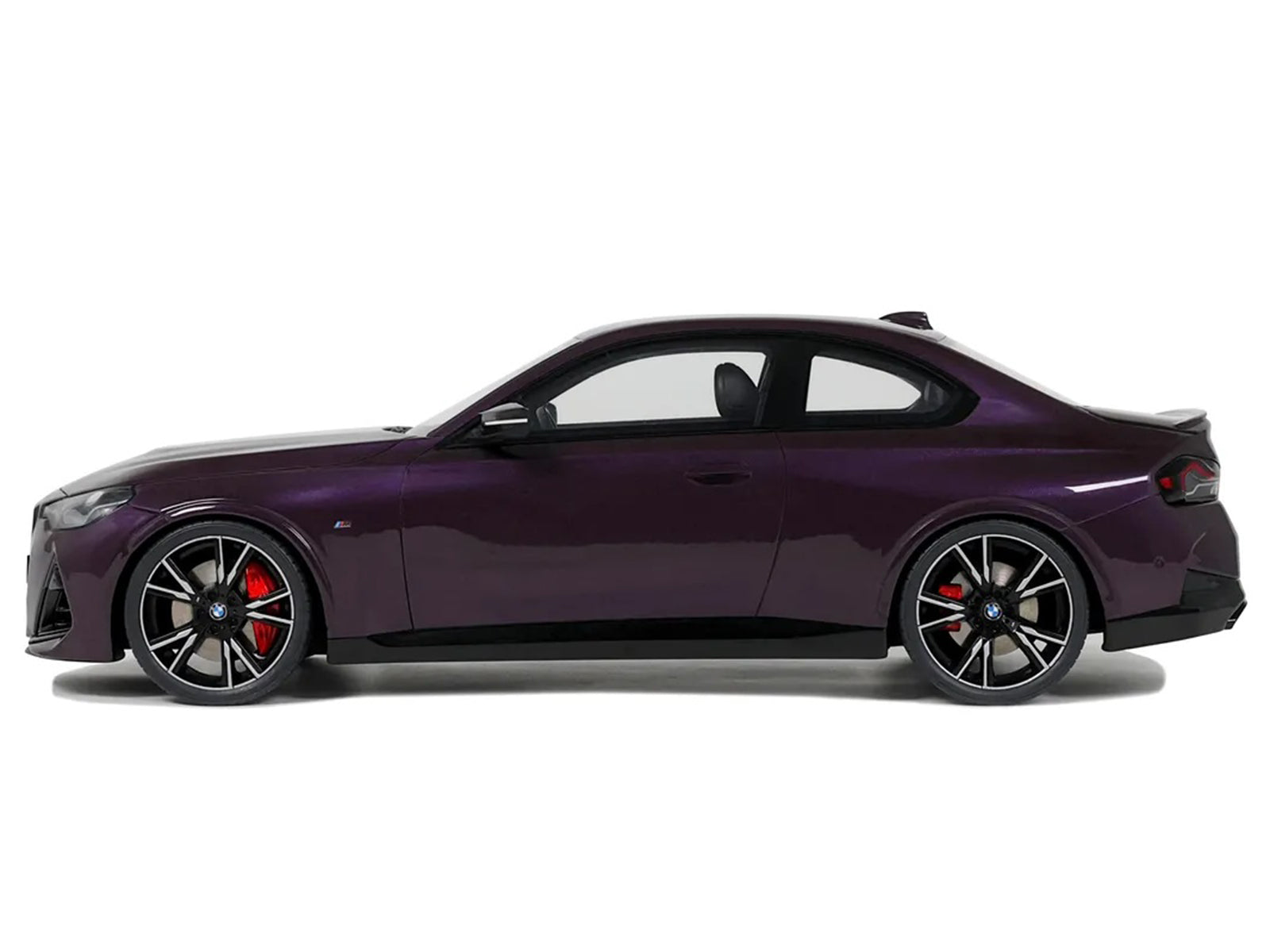 2023 BMW M240i Thundernight Purple Metallic 1/18 Model Car by GT Spirit