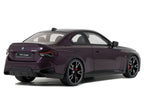 2023 BMW M240i Thundernight Purple Metallic 1/18 Model Car by GT Spirit