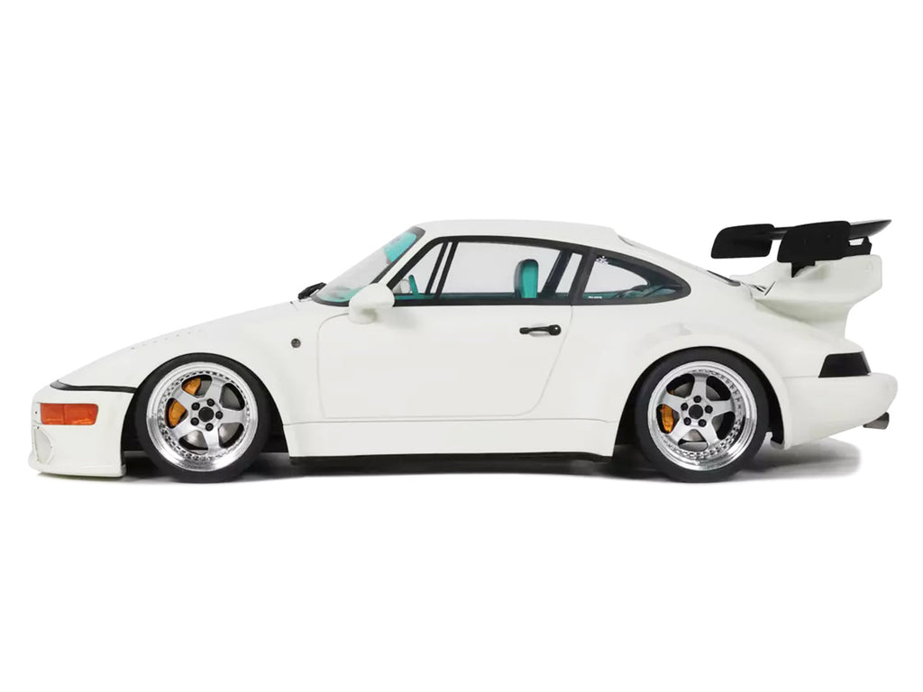 2023 RWB RWBA Slant Nose 964 Grand Prix White 1/18 Model Car by GT Spirit