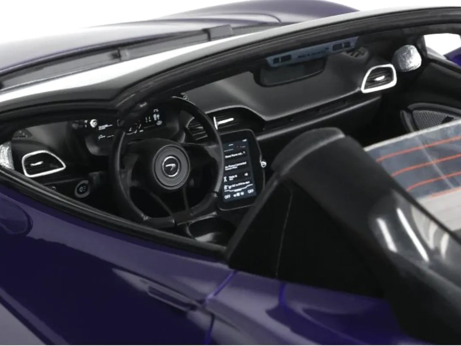 2024 McLaren Artura Spider Lantana Purple Metallic 1/18 Model Car by GT Spirit