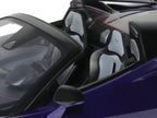 2024 McLaren Artura Spider Lantana Purple Metallic 1/18 Model Car by GT Spirit