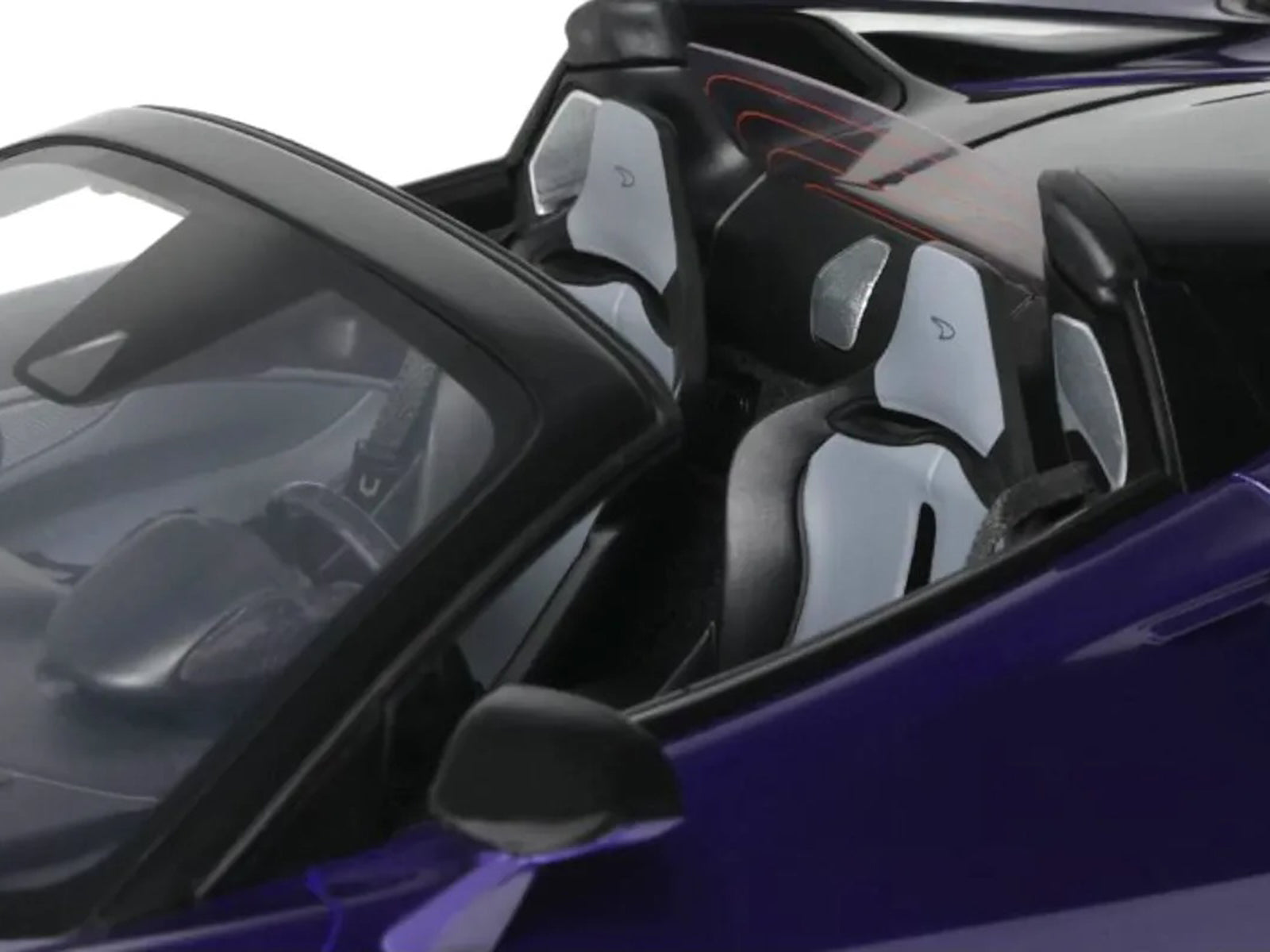 2024 McLaren Artura Spider Lantana Purple Metallic 1/18 Model Car by GT Spirit