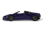 2024 McLaren Artura Spider Lantana Purple Metallic 1/18 Model Car by GT Spirit
