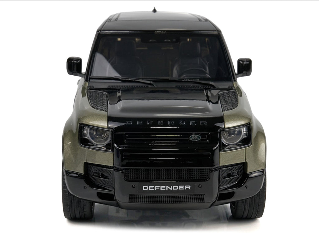 2021 Land Rover Defender 90 P400 X-Dynamic HSE Pangea Green Metallic 1/18 Model Car by GT Spirit-2