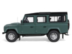 2016 Land Rover Defender 3 Station Wagon Green with Black Top 1/18 Model Car by GT Spirit-0