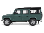 2016 Land Rover Defender 3 Station Wagon Green with Black Top 1/18 Model Car by GT Spirit