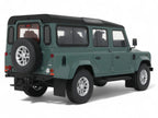 2016 Land Rover Defender 3 Station Wagon Green with Black Top 1/18 Model Car by GT Spirit-1