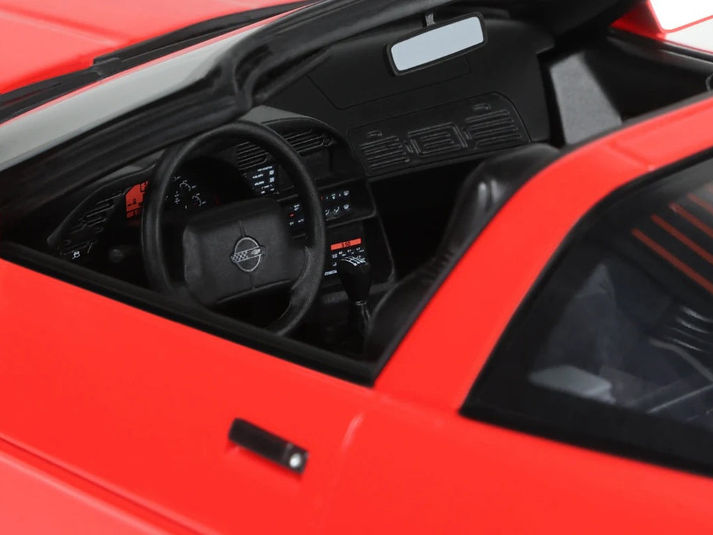 1995 Chevrolet Corvette C4 Convertible Torch Red 1/18 Model Car by GT Spirit-2