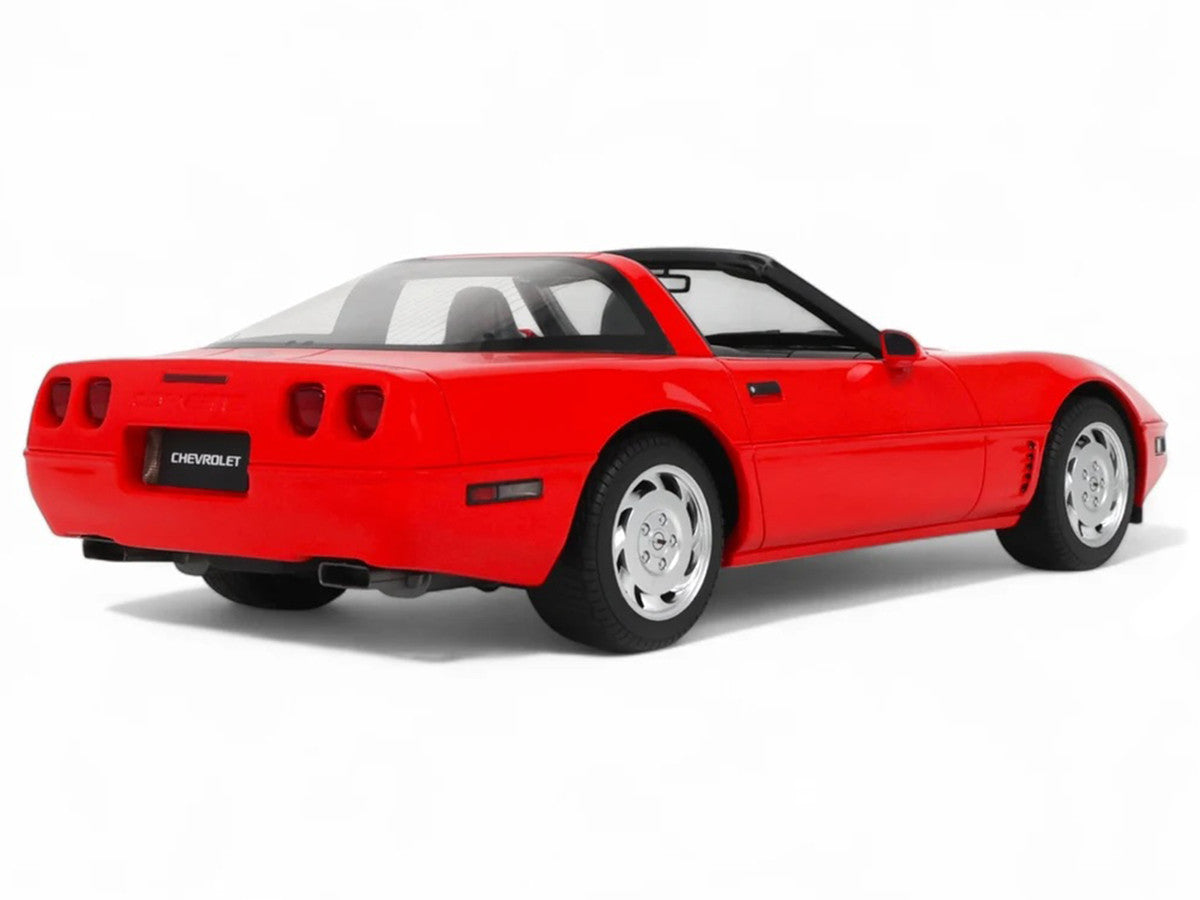 1995 Chevrolet Corvette C4 Convertible Torch Red 1/18 Model Car by GT Spirit-1