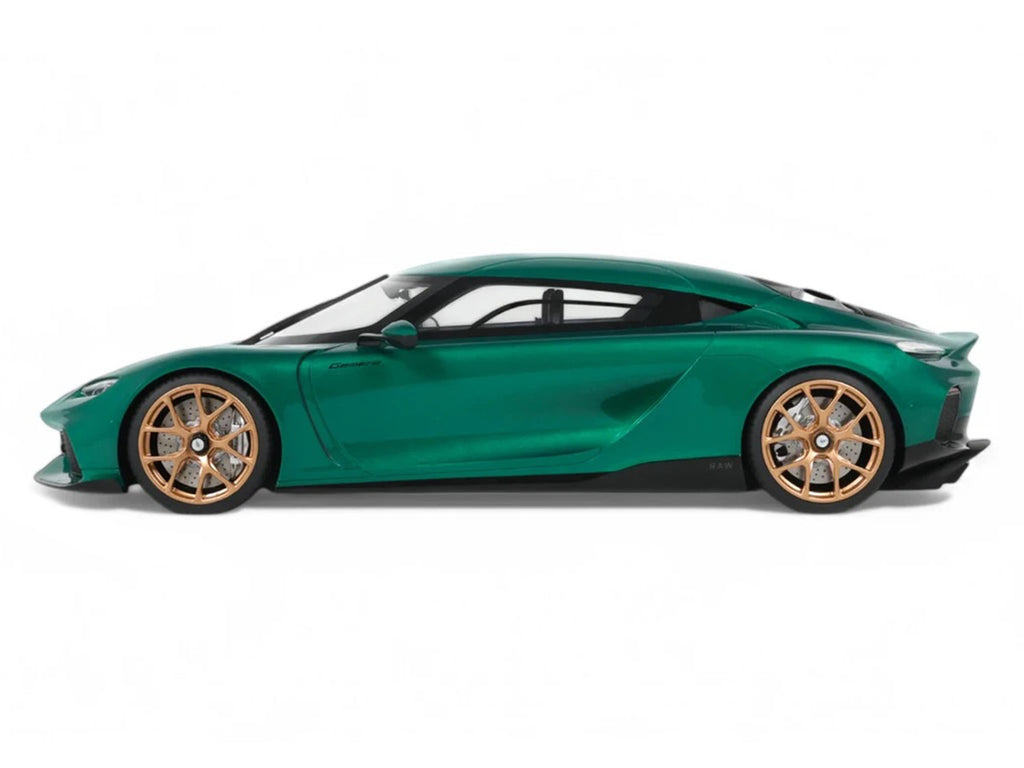 2024 Koenigsegg Gemera Racing Green Metallic 1/18 Model Car by GT Spirit-0