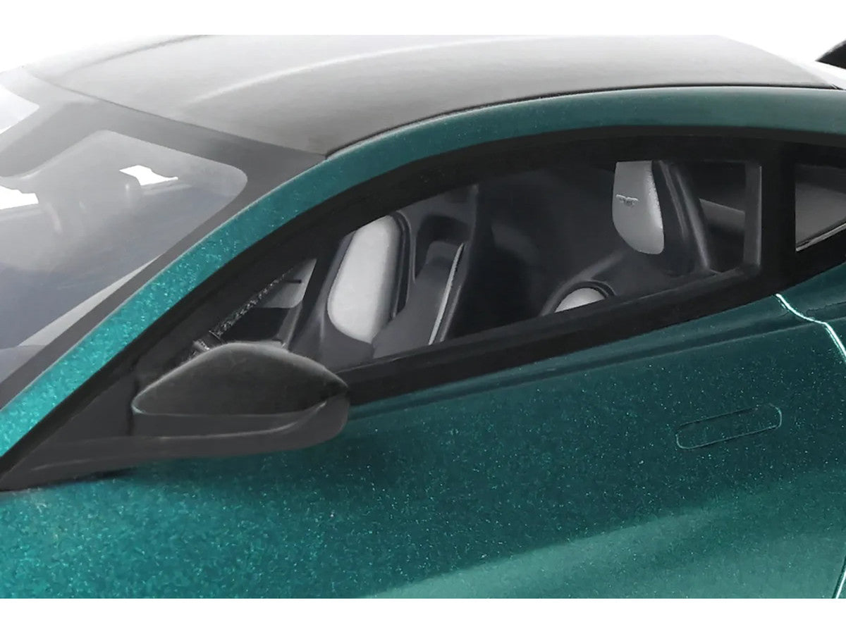 2023 Aston Martin Vantage V12 British Racing Green with Black Hood and Top 1/18 Model Car by GT Spirit-3