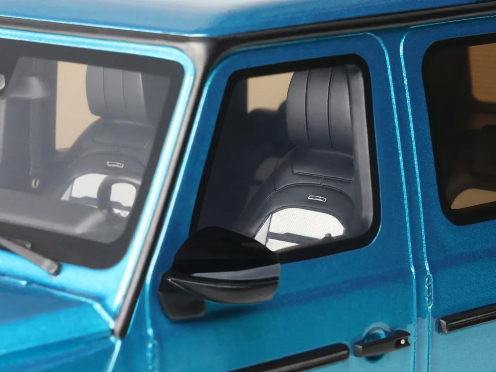 2024 Mercedes-Benz G 63 AMG Hyper Blue Magno Metallic 1/18 Model Car by GT Spirit
