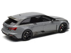 2024 Audi RS 6 GT Gray 1/18 Model Car by GT Spirit