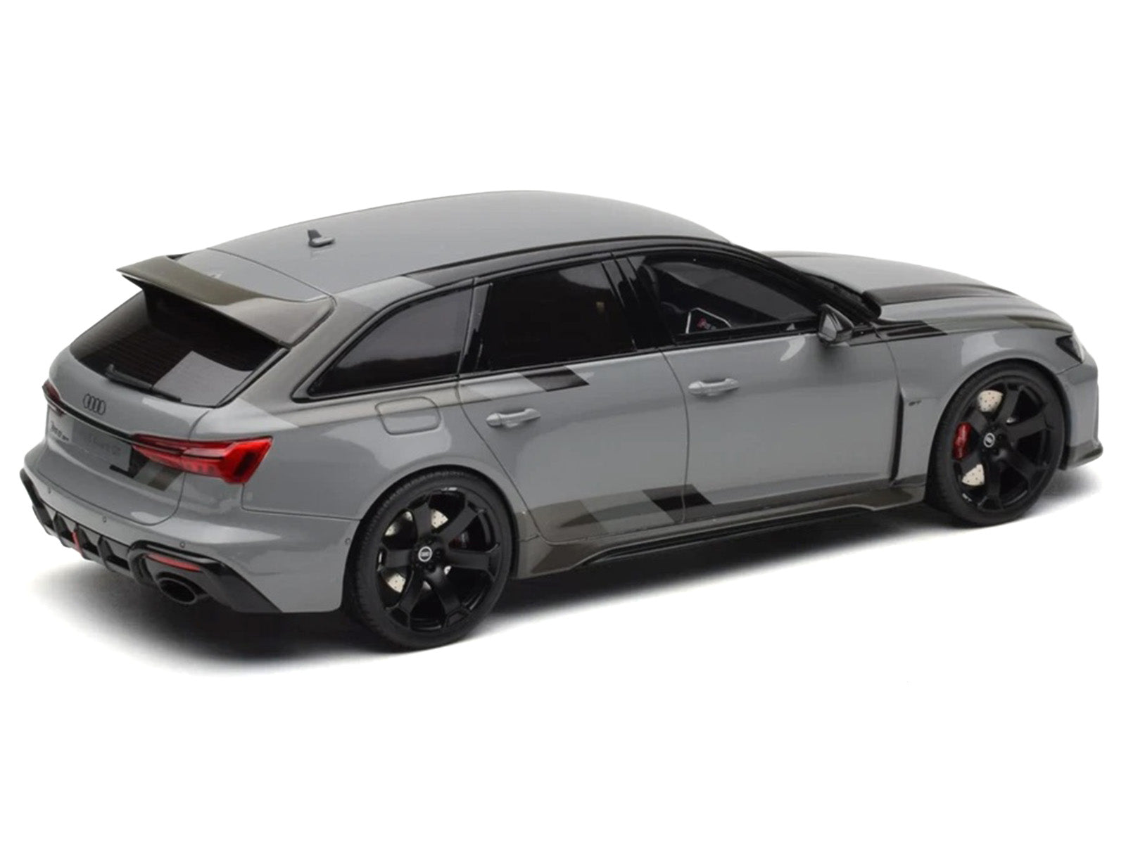 2024 Audi RS 6 GT Gray 1/18 Model Car by GT Spirit
