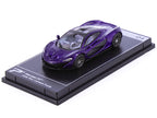McLaren P1 Lantana Purple Metallic with Black Top "Hypercar League Collection" 1/64 Diecast Model Car by PosterCars-1