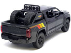 2023 Toyota Tundra TRD 4x4 Pickup Truck Black with TRD Stripes with Sunroof and Wheel Rack Limited Edition to 2400 pieces Worldwide 1/24 Diecast Model Car-1