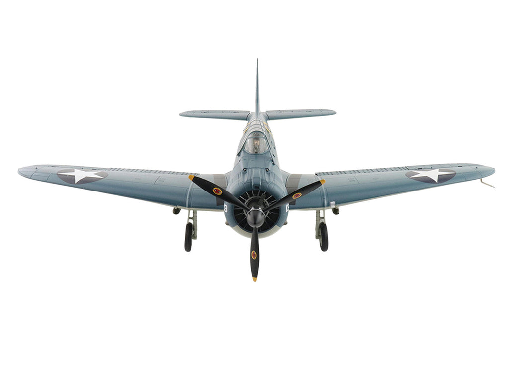 Douglas SBD-3 Dauntless Aircraft "06624 41-S-13 Operation Torch VS-41 USS Ranger" (1942) United States Navy "Premium Collection" 1/32 Diecast Model by Hobby Master-2