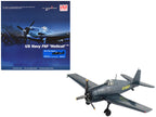 Grumman F6F-5 Hellcat Fighter Aircraft "Blue Angels #1-4 Decals" (1946) United States Navy "Air Power Series" 1/72 Diecast Model by Hobby Master-3