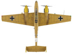 Messerschmitt BF 110E-2 Trop Fighter Aircraft "3U+AR 7./ZG26 Italy" (1941) German Luftwaffe "Air Power Series" 1/72 Diecast Model by Hobby Master-2