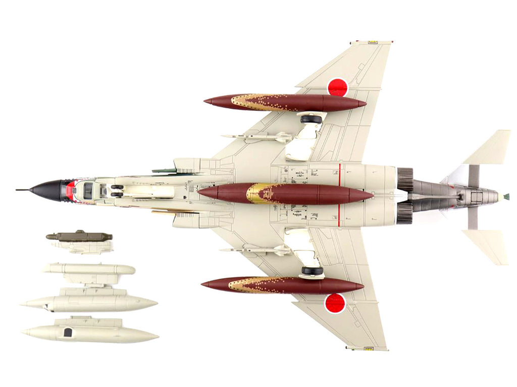 McDonnell Douglas RF-4E Phantom II Fighter Aircraft 57-6907 JASDF "501 SQ Final Year 2020" "Air Power Series" 1/72 Scale Model by Hobby Master-4
