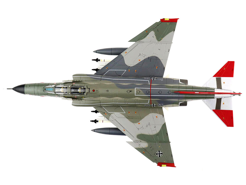 McDonnell Douglas F-4F Phantom II "Norm 81" Fighter Aircraft "JG 71 "Richthofen" GAFTIC 86 CFB Goose Bay Canada" (May 1986) "Air Power Series" 1/72 Diecast Model by Hobby Master-3