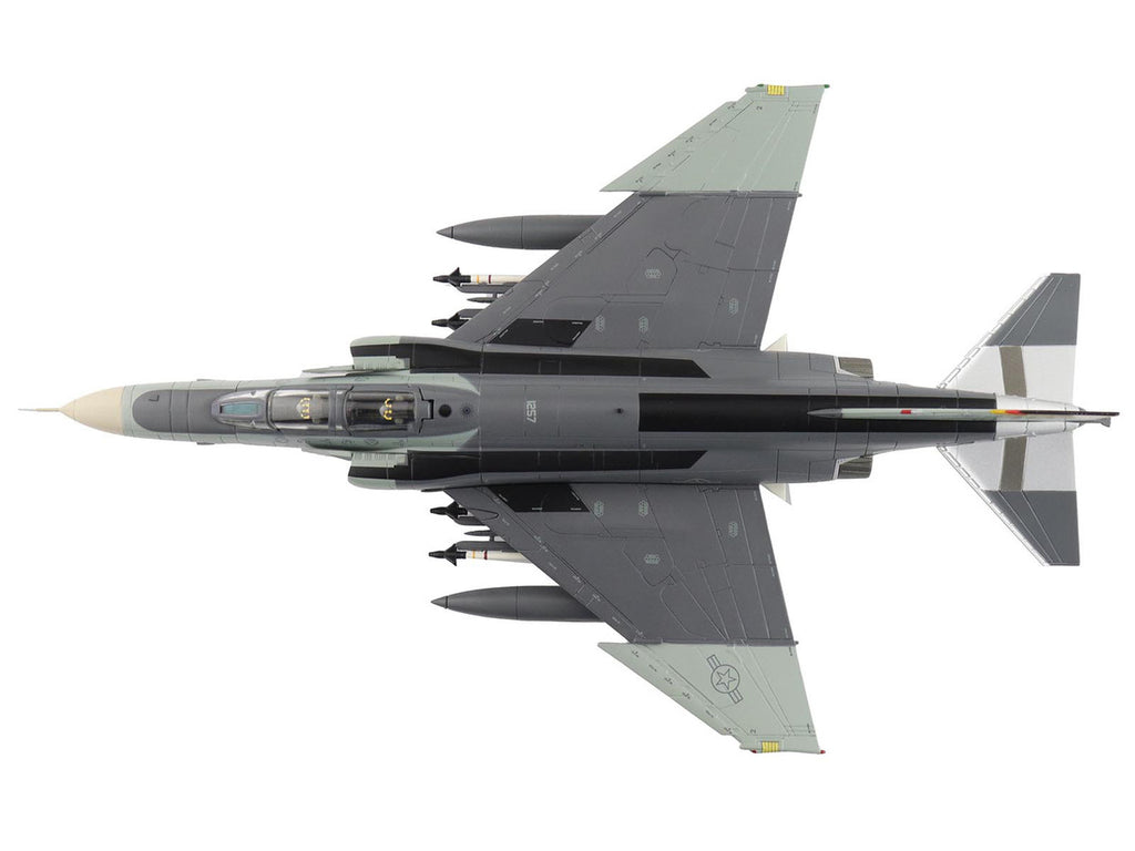McDonnell Douglas F-4F Phantom II Fighter-Bomber Aircraft "AF72-257 20th Fighter Squadron 49th Fighter Wing Holloman AFB" (2002) United States Air Force "Air Power Series" 1/72 Diecast Model by Hobby Master-1