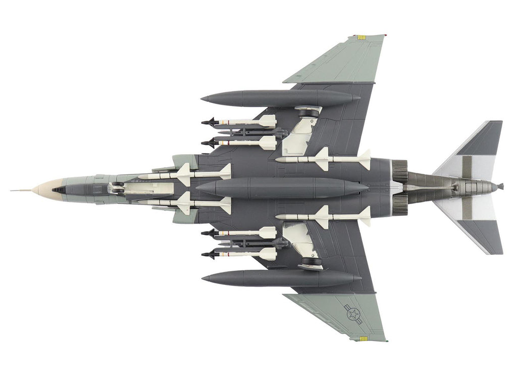 McDonnell Douglas F-4F Phantom II Fighter-Bomber Aircraft "AF72-257 20th Fighter Squadron 49th Fighter Wing Holloman AFB" (2002) United States Air Force "Air Power Series" 1/72 Diecast Model by Hobby Master-3