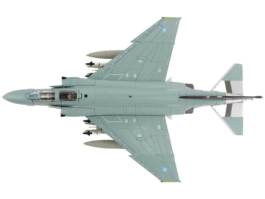 McDonnell Douglas F-4J(UK) Phantom II Fighter-Bomber Aircraft "ZE359 AF Wattisham England" British Royal Air Force "Air Power Series" 1/72 Diecast Model by Hobby Master-1