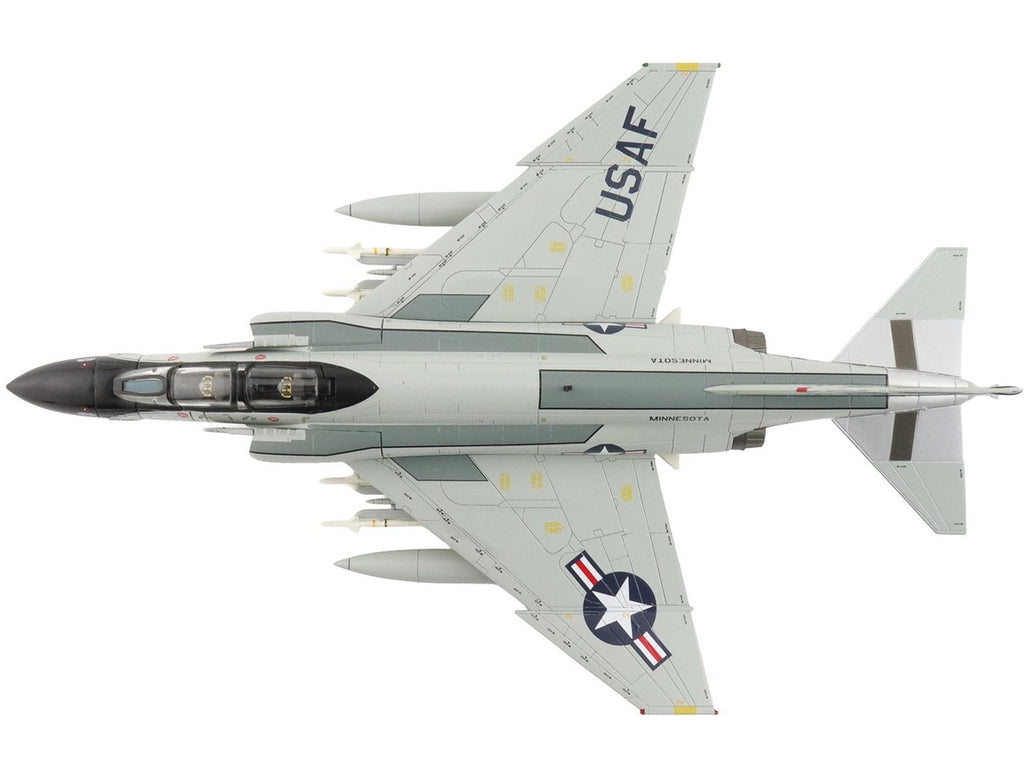 McDonnell Douglas F-4D Phantom II Fighter-Bomber Aircraft "65608 148th Fighter-Interceptor Group Minnesota Air National Guard Duluth International Airport" (1984) United States Air Force "Air Power Series" 1/72 Diecast Model by Hobby Master-3